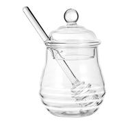 WINOMO Set di vasetti per marmellata trasparenti in da 300 ml con mestolo