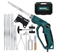 WINONS 330W Coltello a Caldo Taglia Polistirolo Professionale con Slitta e Righello, Tagliapolistirolo WFC0014 Raffreddato ad Aria, 710°C Max, Attrezzo per EPS XPS EPE EVA EPP (Kit da 7)