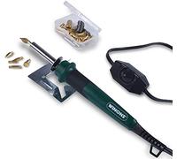 WINONS Taglierina Professionale per Plastica con Regolatore di Temperatura WHK0006,Taglia Polistirolo a Filo Caldo Professionale con Pirografo e Saldatore a Stagno Ugelli (Kit da 26)