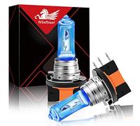 WinPower H15 15/55W Lampadina del Faro Diurne Abbagliante Alogena 5000K Effetto xenon Bianco caldo 12V Auto, 2 Pezzi
