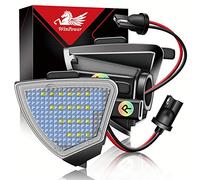 WinPower LED luci sotto specchietto Luce pozzanghera 6000K Bianco Senza errori Compatibile con Passat B6/CC Eos Rabbit Golf 5/5 Plus Variant 5/6 GTI MKV R32 Jetta3 Sharan2 7N etc., 2 pezzi.