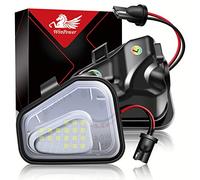 WinPower LED luci sotto specchietto Luce pozzanghera 6000K Bianco Senza errori Luci Laterali Compatibile con Passat B7/CC Maggiolino EOS Jetta6 Scirocco3 etc., 2 pezzi.