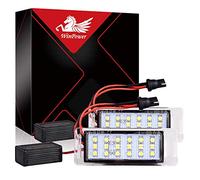 WinPower LED Luci targa 6000K bianche senza errori Compatibile con Mokka Insignia ATS CTS SRX Corvette Camaro Equinox Impala Sonic Trax Cruze Encore Enclave Verano Allure Acadia Terrain etc., 2 pezzi