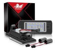 WinPower Luci Targa Led Lampadine Targa Auto Nessun Errore 6000K Luce Bianca Compatibile con Astra J Sports Tourer J Zafira Tourer C P12 etc., 2 pezzi