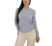 Win's Maglione Girocollo in Lana e Cashmere Donna Made in Italy, L