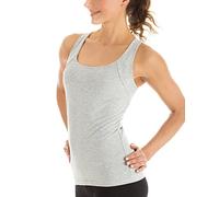 Winshape, Canotta Sportiva Donna Cross Back WVR25, Grigio (Grey-Melange), M