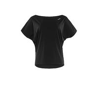WINSHAPE Dt101-Top da Danza da Donna, Super Leggero T-Shirt, Nero, M