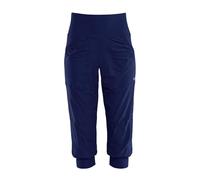 WINSHAPE Functional Comfort ¾ Leisure Trousers Lei201c Pantaloni Casual, Blu Scuro, XL Donna