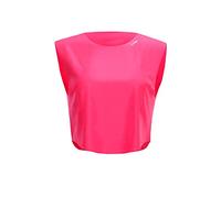 WINSHAPE Functional Light Cropped Top Aet115, Fit Style Maglietta, Rosa Fluo, XL Donna