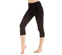 Winshape, Leggings a 3/4 Donna, Nero (Schwarz), XL