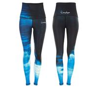 Winshape - Leggings da Donna Power Shape, Vita Alta, HWL102, Water, Slim Style, Fitness, Tempo Libero, Sport, Yoga, Allenamento, Multicolore, XS