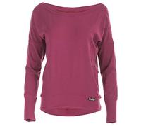 WINSHAPE Maglia a Maniche Lunghe per Il Tempo Libero, Sport, Danza, Fitness, Berry-Love, M Donna