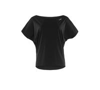 WINSHAPE Damen Super Leichtes Functional Dance-Top Dt101 T-Shirt, Nero, L Donna