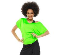 WINSHAPE Top da Donna Super Leggero Funzionale Dt101 T-Shirt, Verde Fluo, M