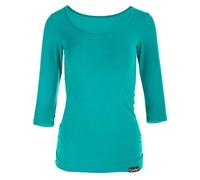 WINSHAPE - Maglia a Maniche Corte da Donna, per Yoga e Pilates, Donna, WS4-OCEAN-GREEN-XS, Ocean/Grün, XS
