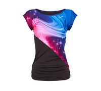 WINSHAPE, Maglietta da Donna Super Leggera, Funzionale a Maniche Corte Aet109, Stardust, Fit, Stile Fitness, Yoga, Pilates, Donna, T-Shirt, AET109, Stardust, S