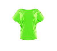 WINSHAPE Top da Donna Super Leggero Funzionale Dt101 T-Shirt, Verde Fluo, M