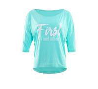 Winshape Maglietta 'MCS001' giada / bianco Donna Winshape XXL