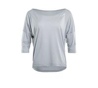 WINSHAPE Mcs001-Maglia da Donna a Maniche Corte Ultra Leggera Maglietta Yoga, Grigio Chiaro, XXL