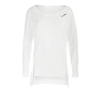 WINSHAPE Mcs003 - Maglia a Maniche Lunghe da Donna, Ultra Leggera, con Parte Posteriore Allungata, Stile all-Fit, Fitness, Tempo Libero, Sport, Yoga, Allenamento, Donna, MCS003, Bianco Vaniglia., XXL