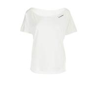 WINSHAPE Mct002, Maglietta a Maniche Corte da Donna, Ultra Leggera, in Modal, Dance Style, Fitness, Tempo Libero, Sport, Yoga, Allenamento, Bianco Vaniglia, M