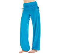 Winshape Pantaloni sportivi WH1 Donna azzurro/bianco L