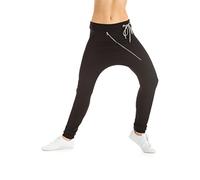 Winshape, Pantaloni Sportiva con Cerniera Donna WH4, Nero (Schwarz), S