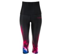 Winshape Pantaloni sportivi 'HWL202' blu / rosa / nero / bianco Donna Winshape L blu / rosa / nero / bianco