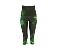 Winshape Pantaloni sportivi 'HWL202' verde chiaro / verde scuro / bianco Donna Winshape XL verde chiaro / verde scuro / bianco