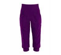 WINSHAPE Functional Comfort ¾ Leisure Trousers Lei201c Pantaloni Casual, Prugna Scuro, S Donna
