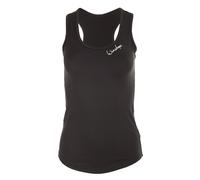 WINSHAPE Canotta da Donna Super Leggera Funzionale Aet104, Slim Style Fitness Yoga Pilates, Nero, M