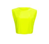 WINSHAPE Functional Light Cropped Top Aet115, Fit Style Maglietta, Giallo Fluo, L Donna
