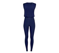 WINSHAPE Tuta Funzionale da Donna Js102lsc Intera, Blu