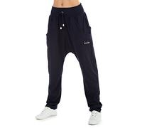WINSHAPE Wh13-Pantaloni Sportivi Unisex da Donna, Pantaloni da Allenamento, Blu Notte, M