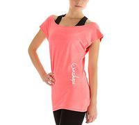 Winshape Winston Hape WTR12 Maglietta da Donna per Danza e Tempo Libero, Donna, Damen Dance-Shirt WTR12 Freizeit Fitness Workout, Corallo Fosforescente, M