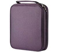 WINSHEA 120 Slots Oxford Matite Astuccio Scuola Borsa Matita Case Penne Holder Super Grande Capacità Matite Colorate Organizzatore(Viola)