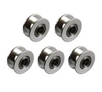 WINSINN GT2 - Puleggia 20, senza denti, 6 mm, larghezza 6 mm, in alluminio, per stampanti 3D, confezione da 5