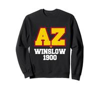 Winslow Arizona AZ 1900 Vintage Athletic Bold Tipografia Felpa