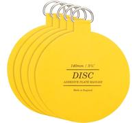 WINSOME Ganci a disco per pareti - Supporto per piatti forte invisibile autoadesivo con ganci adesivi - Supporto da parete per appendere quadri, 140mm / 5,5'', (Confezione da 5)