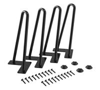 WINSOON Set di 4 Gambe per mobili 18cm gambe tavolo per la protezione del pavimento per tavolini scrivanie moderne e comodini