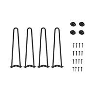 WINSOON Set di 4 Gambe per mobili 51 cm gambe tavolo per la protezione del pavimento per tavolini scrivanie moderne e comodini