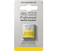 Winsor and Newton Artists Watercolour Cadmium Yellow (4) Half Pan