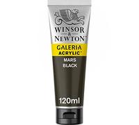 Winsor and Newton Galeria Colore Acrilico - Nero (Nero di Marte) - 120 ml (Confezione da 1)