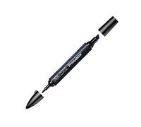 Winsor & Newton 0203169 - Pennarello a Doppia Punta , Blu (Indigo Blue), 3.5x19.5x1.4 cm