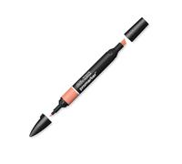 Winsor & Newton 0203270 - Pennarello a Doppia Punta , Arancione (Peach), 3.5x19.5x1.4 cm
