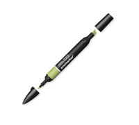 Winsor & Newton 0203281 - Pennarello a Doppia Punta , Verde (Marsh Green), 3.5x19.5x1.4 cm