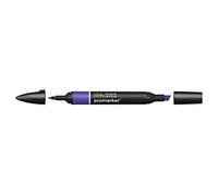 Winsor & Newton 0203302 - Pennarello a Doppia Punta , Viola (Prussian), 3.5x19.5x1.4 cm