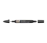 Winsor & Newton 0204131 - Penarello a Doppia Punta, Grigio (Grigio Caldo 4), Singolo, 1 Pezzo