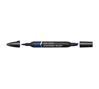 Winsor & Newton 0204169 - Penarello a Doppia Punta, Blu (Indigo Blue), Singolo, 1 Pezzo