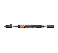 Winsor & Newton 0204332 - Penarello a Doppia Punta, Marrone (Saddle Brown), Singolo, 1 Pezzo